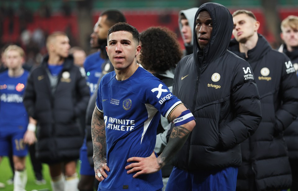 Chelsea stars were left distraught by their Wembley defeat