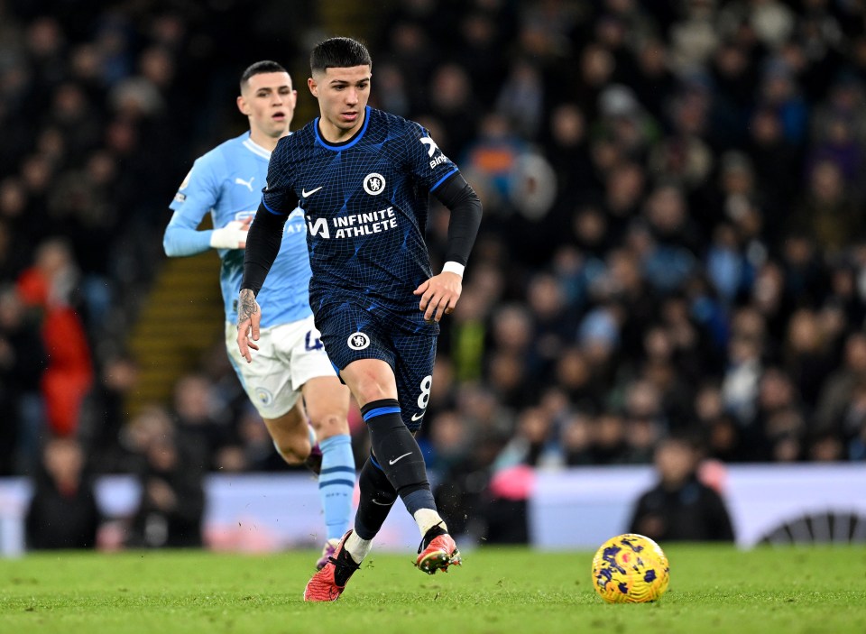 Enzo Fernandez stole the show at the Etihad in Chelsea's 1-1 draw against Man City