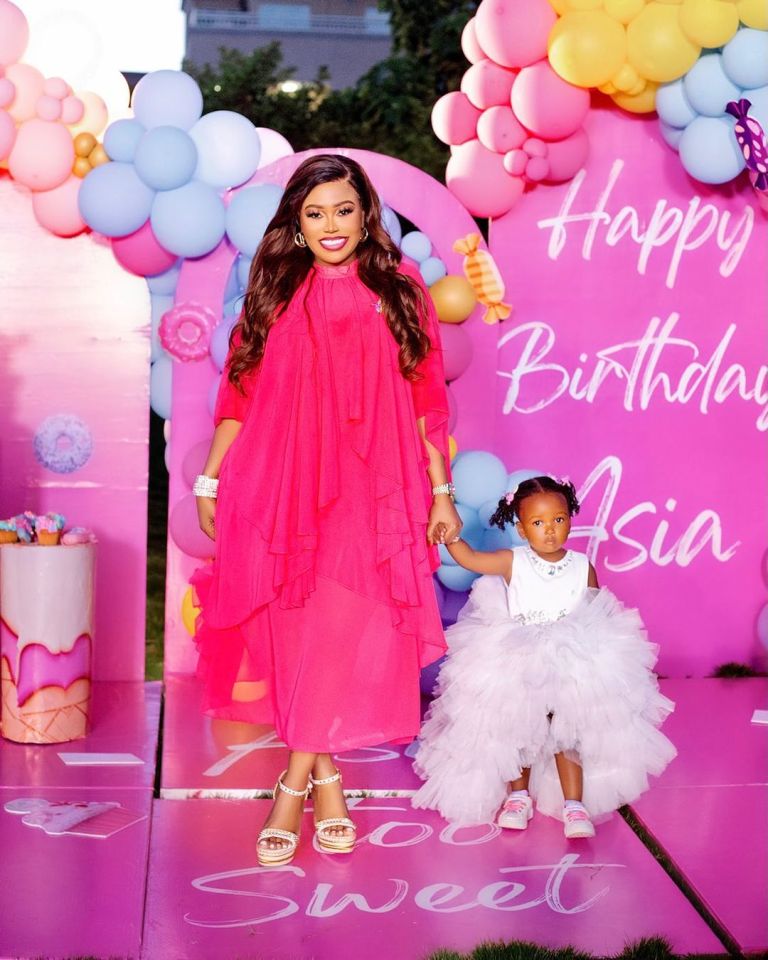 Asia celebrated her second birthday in style