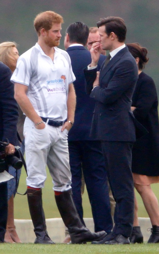 Matt met Harry at a polo game, and is said to have called him 'grandad'