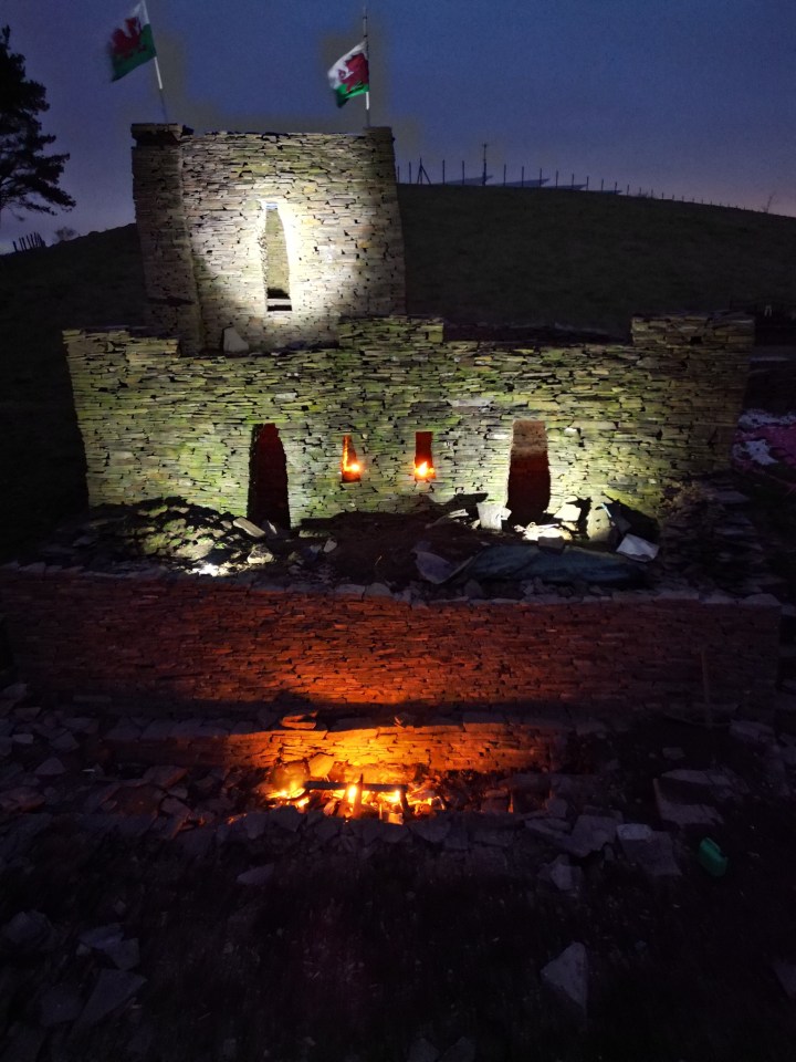 Allen said the Castle has been used as a 'well-being base' to help people find perspective