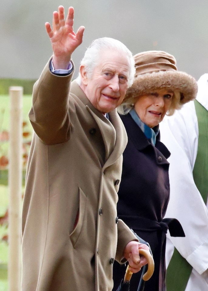 On Sunday, the King was pictured smiling and waving as he walked to church at Sandringham – his first sighting since leaving hospital