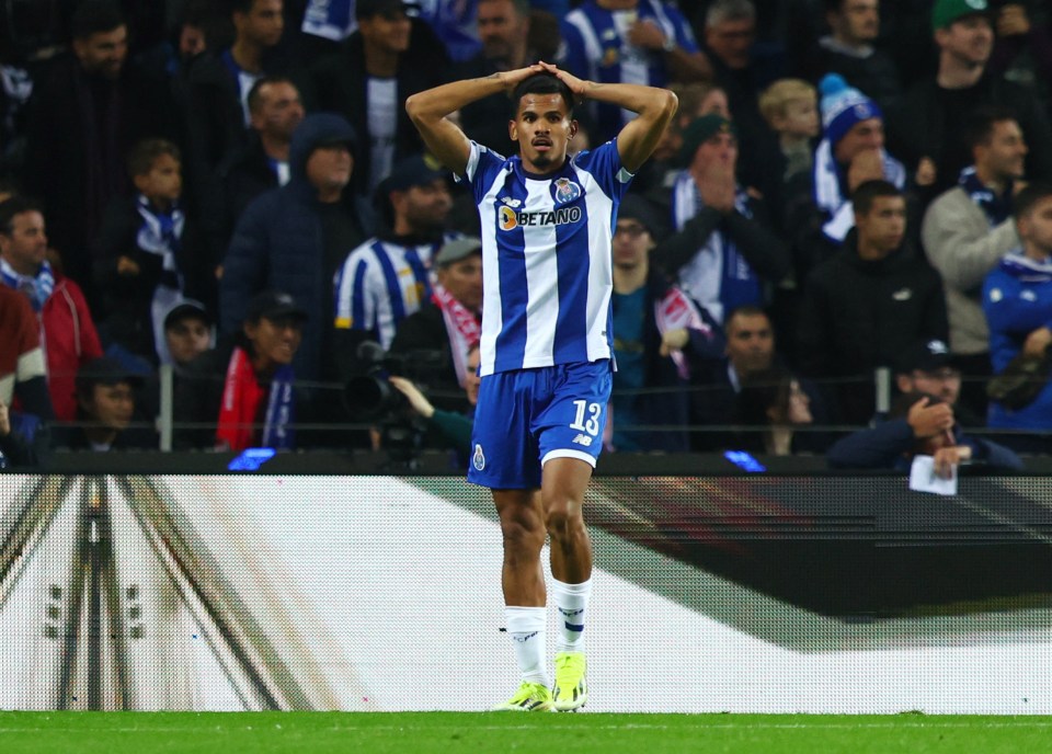 The Porto winger could not believe he had spurned the opportunities, but did end up scoring the winner