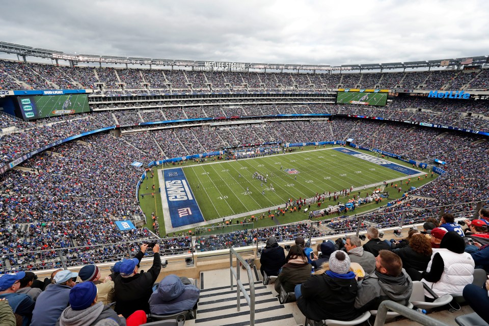 The stadium holds 82,500 fans at NFL games