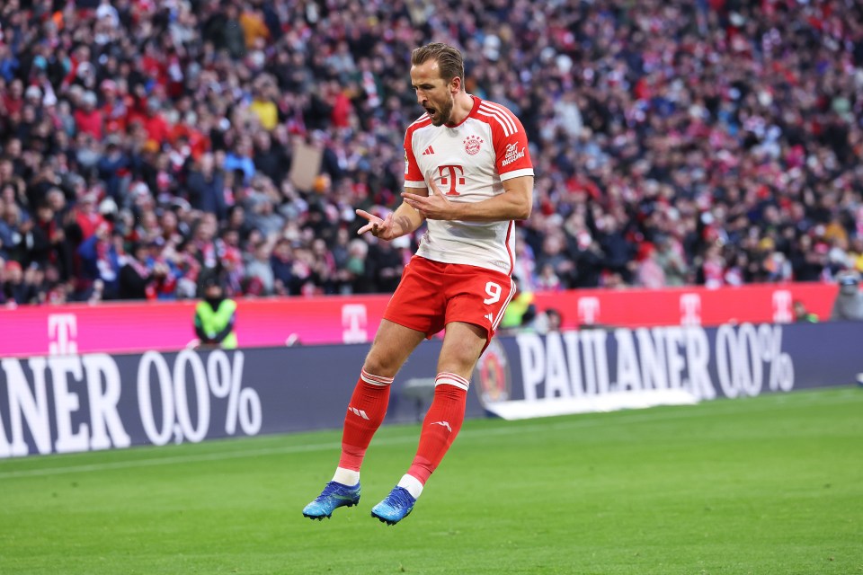 The England skipper has bagged a whopping 28 goals for the Bavarians so far