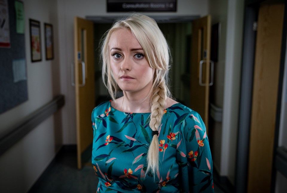 Katie played Coronation Street’s cancer-stricken Sinead Tinker in one of the soap’s most harrowing storylines