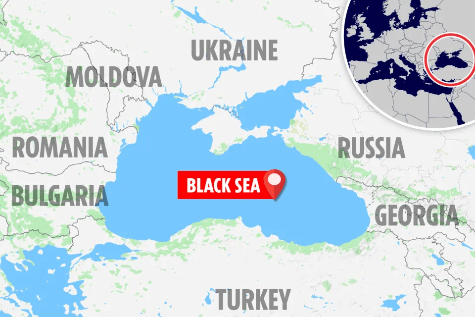 The Black Sea is bordered by Ukraine, Russia, Georgia, and Nato nations