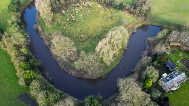 Cops scoured the river where she disappeared before finding her less than a mile from where she was seen