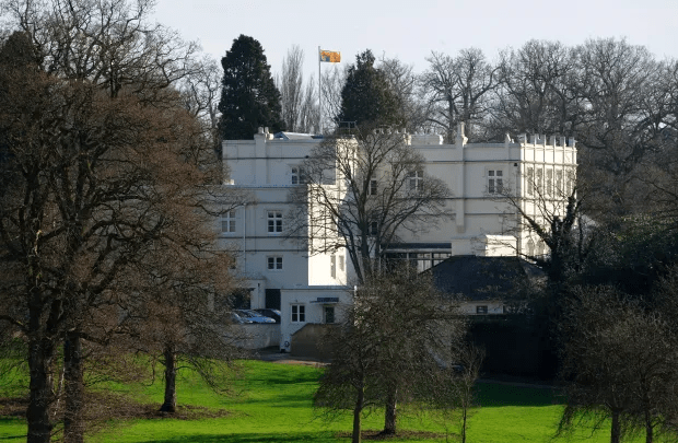 The family then moved to the Royal Lodge in Windsor