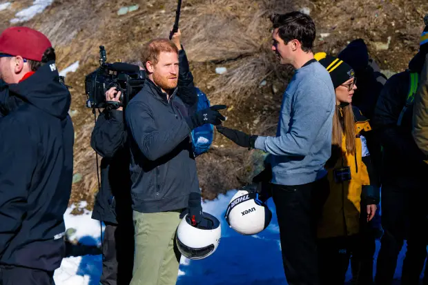 Harry and Meghan have been followed around by camera crews