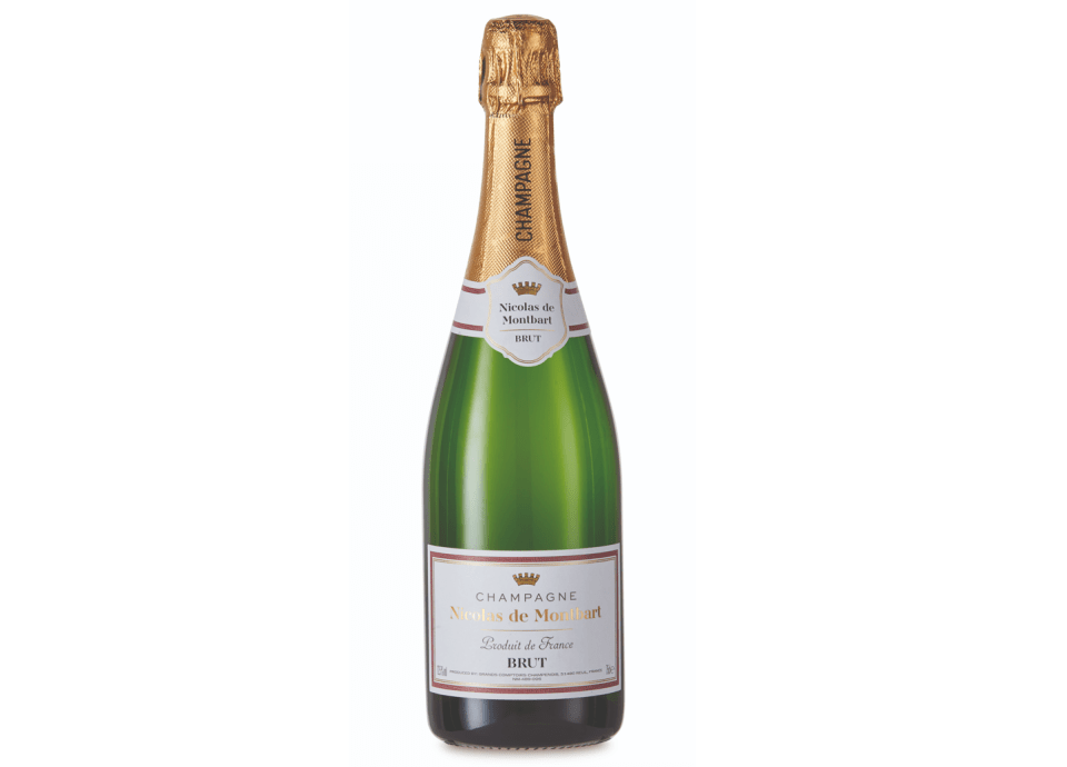 Aldi is slashing the price of its Nicolas de Montbart champagne to £12