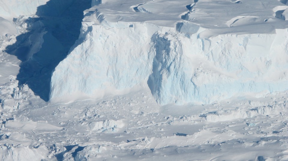 Scientists are trying to study the melting at the glacier