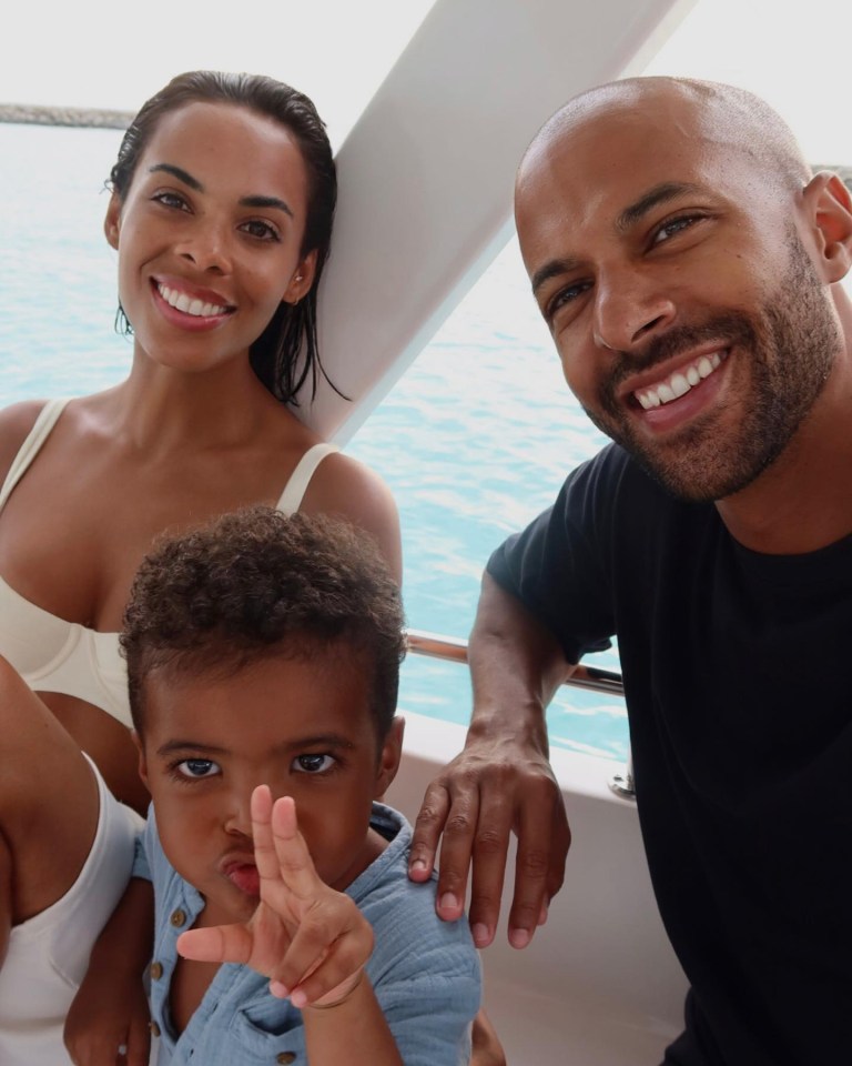 Rochelle Humes has jetted off to Dubai with her family