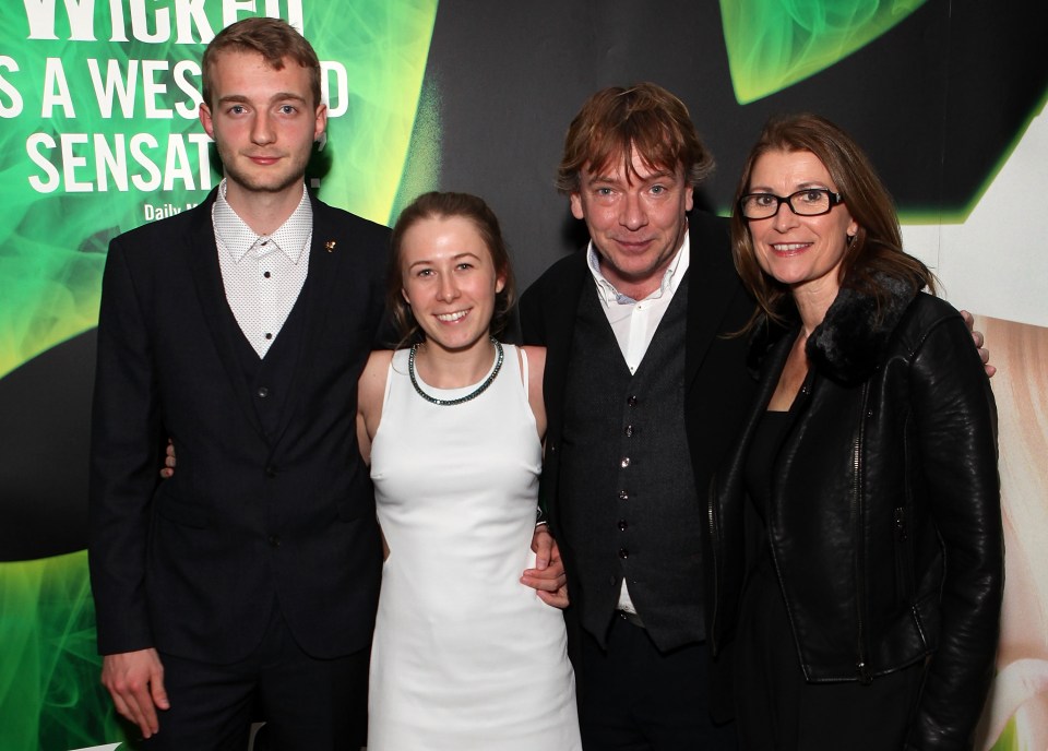 Adam and Beverley with their kids Josh and Jess in 2014