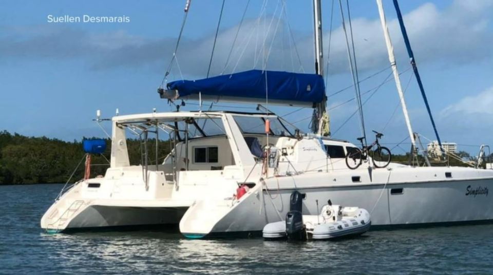 The couple's ransacked yacht, SV Simplicity, was found on Wednesday by a sailing captain