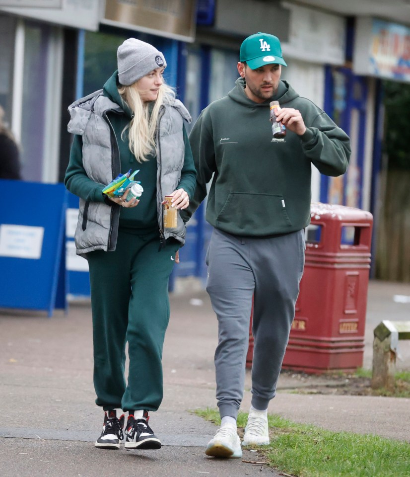 Katie McGlynn and Ricky Rayment ran errands together on Valentine's Day