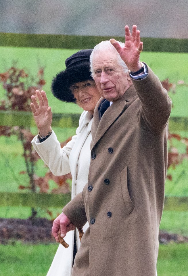 Brave King Charles waved to a crowd and thanked them for their wishes following his cancer diagnosis