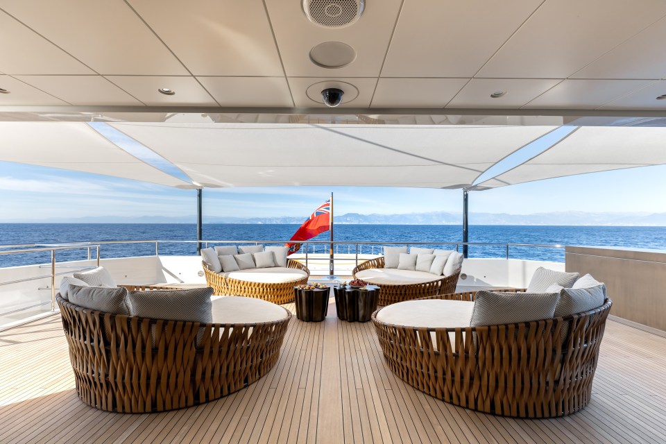 The vessel offers the highest level of onboard luxury