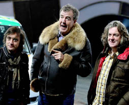 Hammond, left, Jeremy Clarkson, centre, and James May helped the show become a huge hit for the BBC