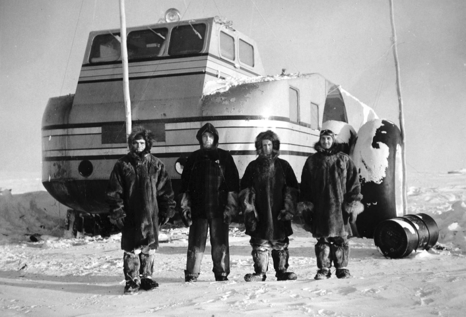 A team of elite explorers were supposed to make the perilous journey to Antarctica's South Pole in the Snow Cruiser