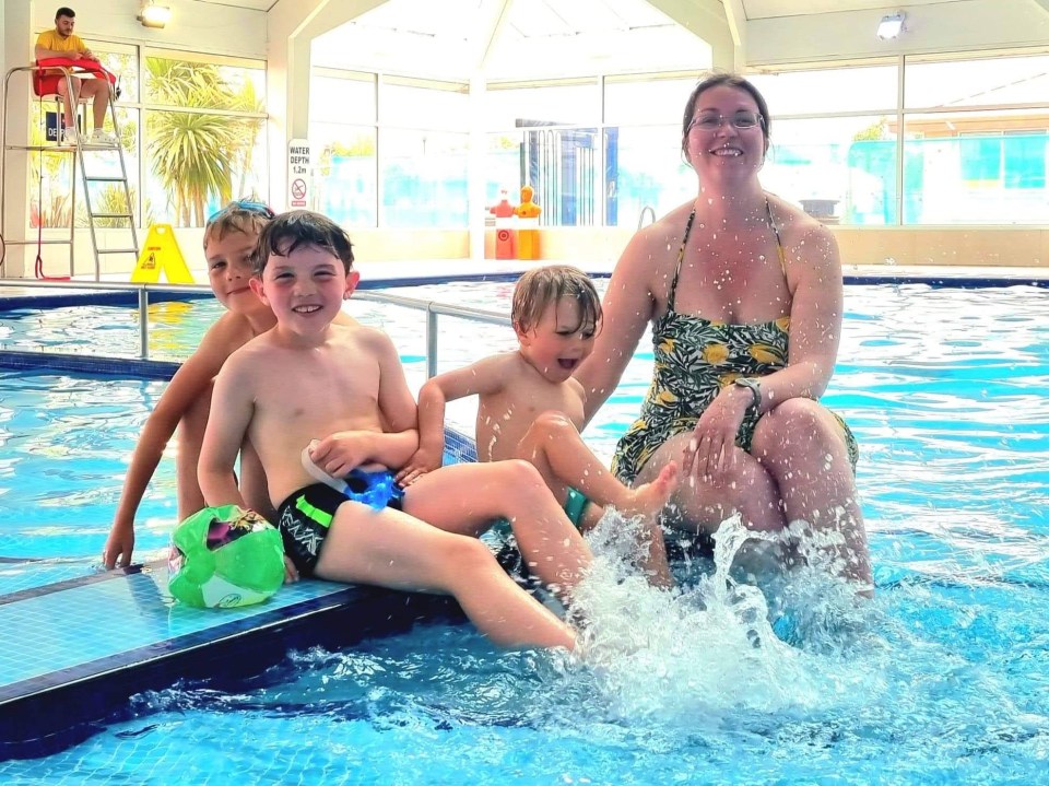 My family love spending time at waterparks when we’re on holiday (pictured: A Haven Holiday Park)