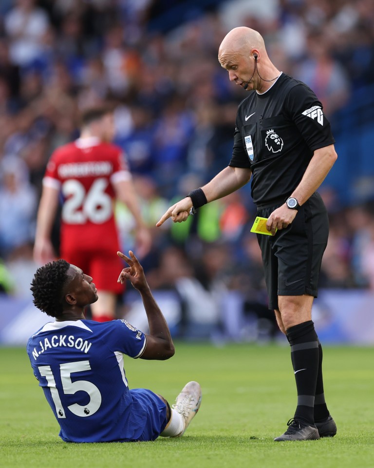 Chelsea ace Jackson picked up his ninth yellow card of the season