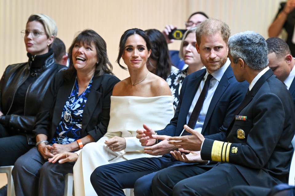 Harry and Meghan attend The Archewell Foundation Parents’ Summit at the Project Healthy Minds' World Mental Health Day Festival