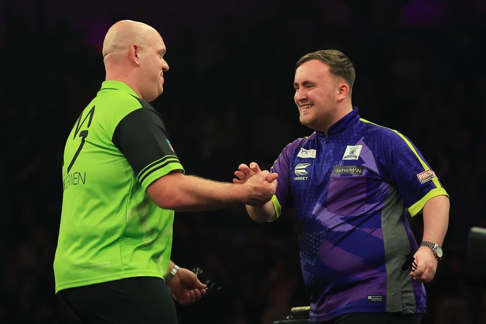 Michael van Gerwen believes he would be more famous than Luke Littler if he was English