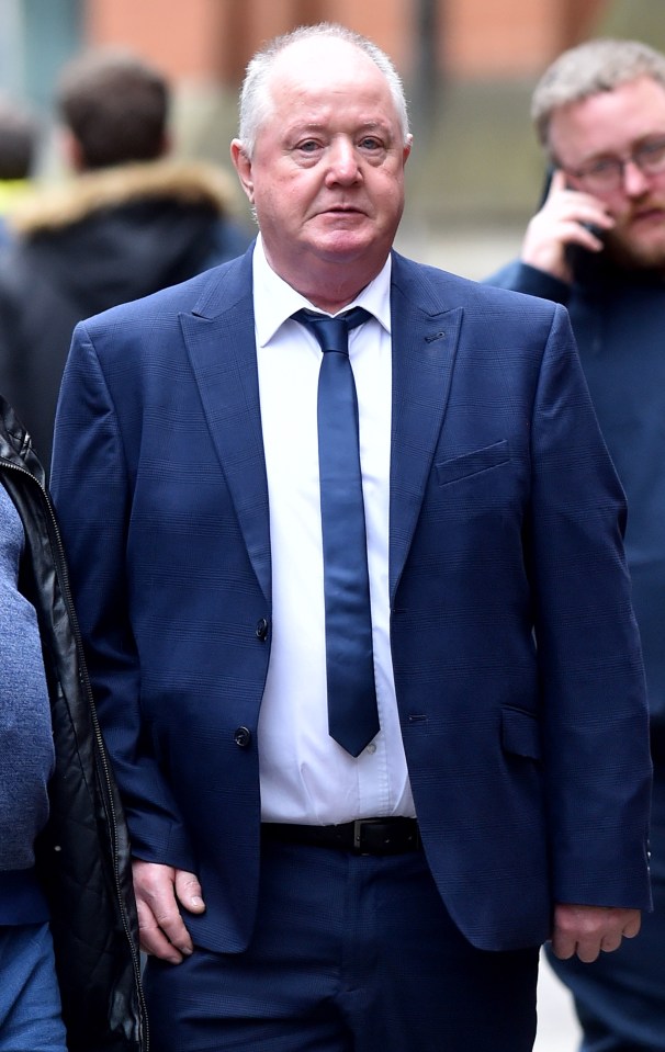 Christopher Hardy leaving Court after his suspended jail sentence