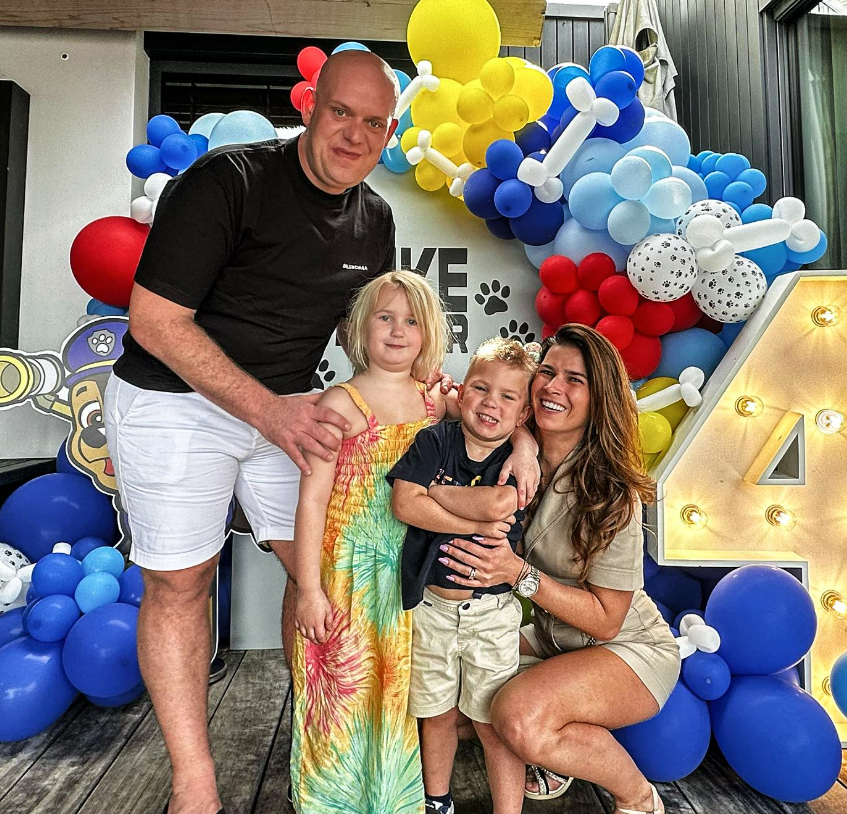  Michael van Gerwen and wife Daphne have two kids together