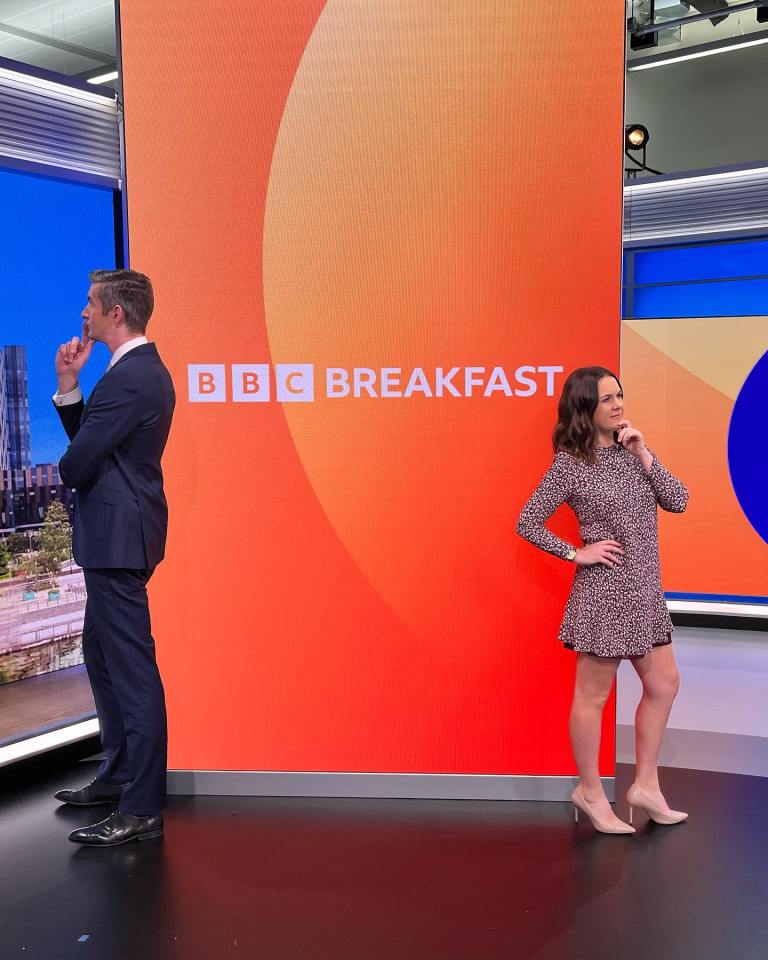 Nina BBC Breakfast fans have gushed over her incredible legs