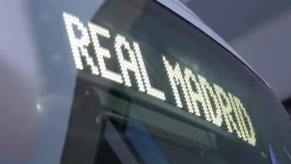 The Real Madrid bus has been involved in a crash