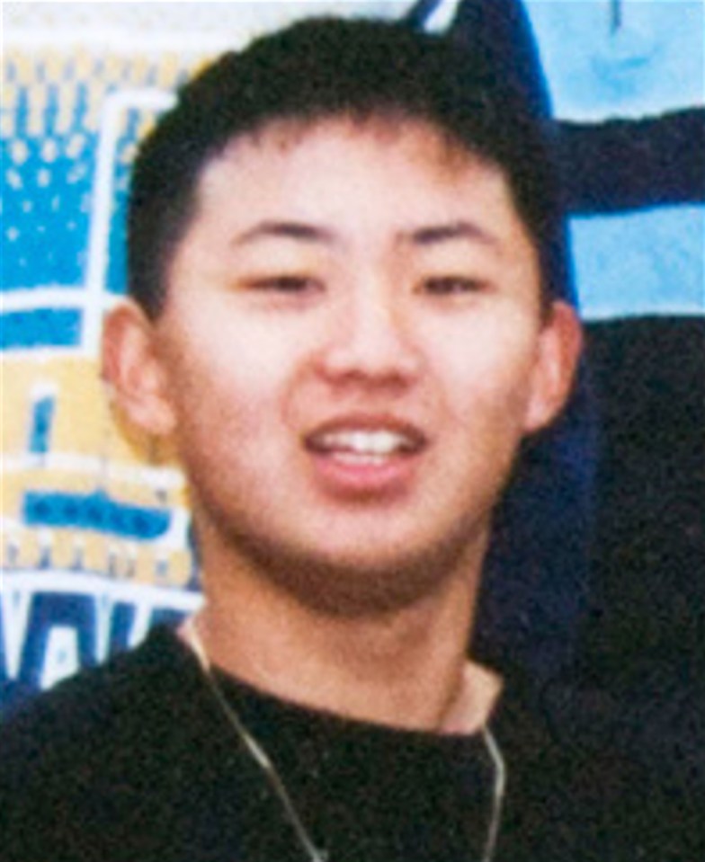 A young and skinny Kim Jong-un believed to be aged 16