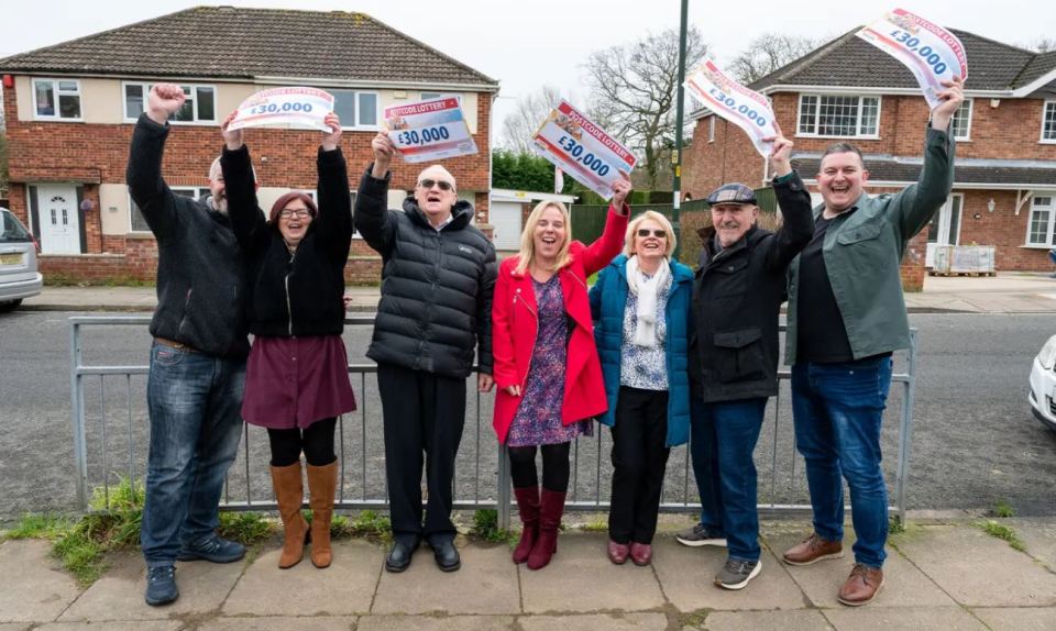 She and seven neighbours on St Nicholas Drive won their share of £240,000