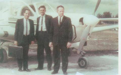 The cult bestowed riches upon Sam Fife (right), who was able to use private planes to fly around the world and spread his doctrine