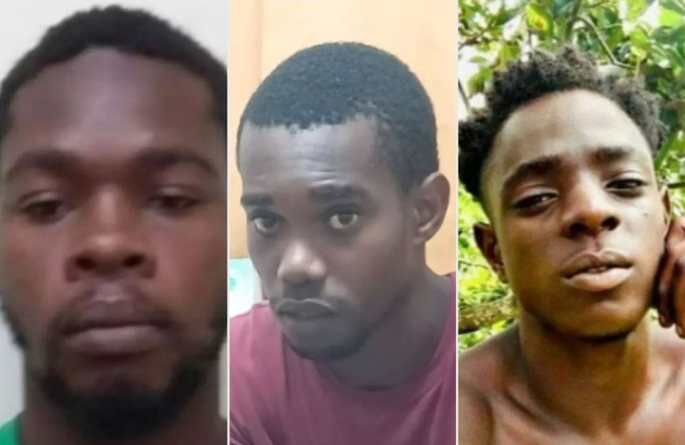 Police have linked Ron Mitchell (L), Trevor Robertson (C) and Atiba Stanislaus (R) to the possible murders of the couple