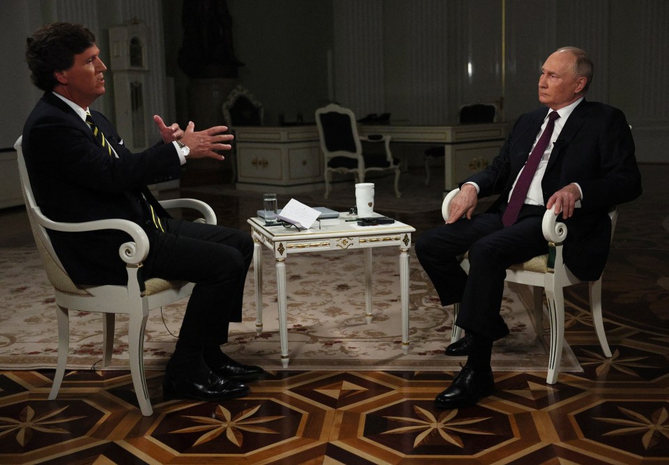 For two-hours Putin rambled on allowing few interjections