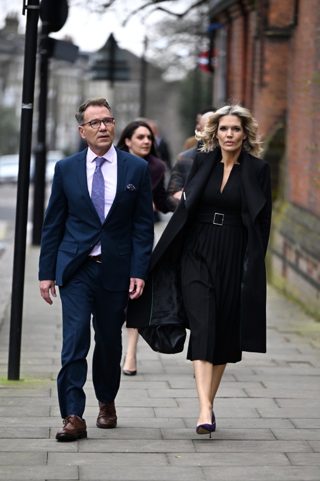 Richard Arnold and Charlotte Hawkins