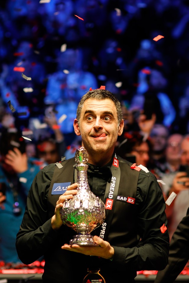 Ronnie O'Sullivan is a snooker legend who has won many titles