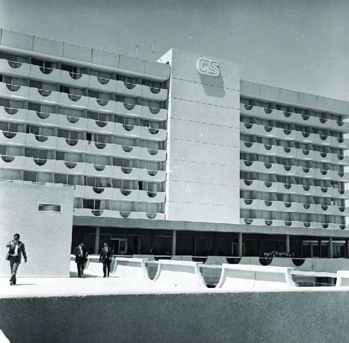 The luxury seven-star Golden Sands Hotel was the centrepiece of Varosha in the 1970s before it was left abandoned and deserted for decades