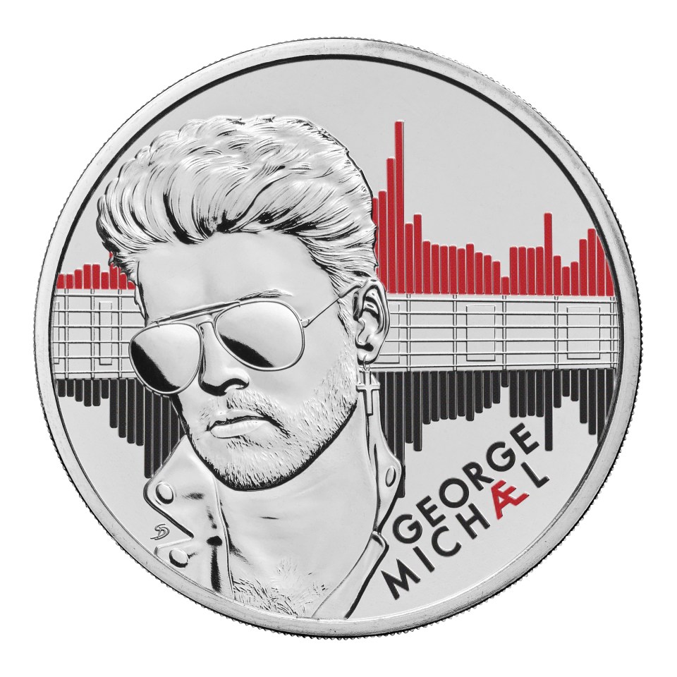 George Michael is being celebrated by the Royal Mint with collectable coin