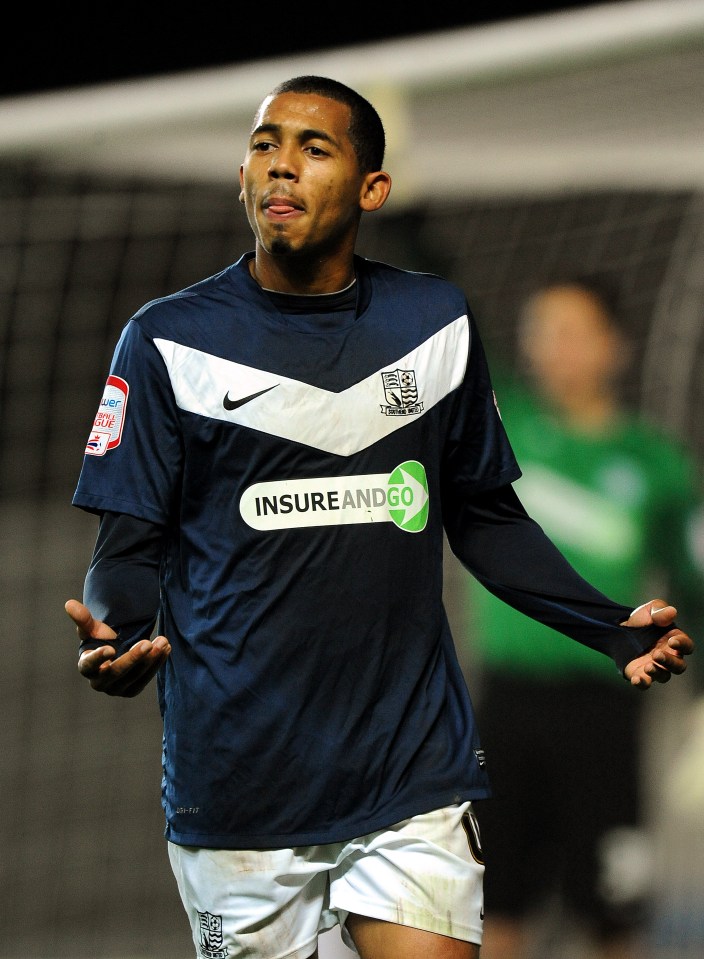 Hall previously starred for Southend United among others