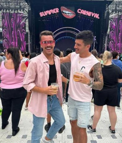 Jesse's final post showed him at a Pink concert