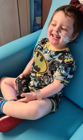 Smiley little Ellis James Hamer-Holland, five, died days after being admitted to hospital with stomach pain