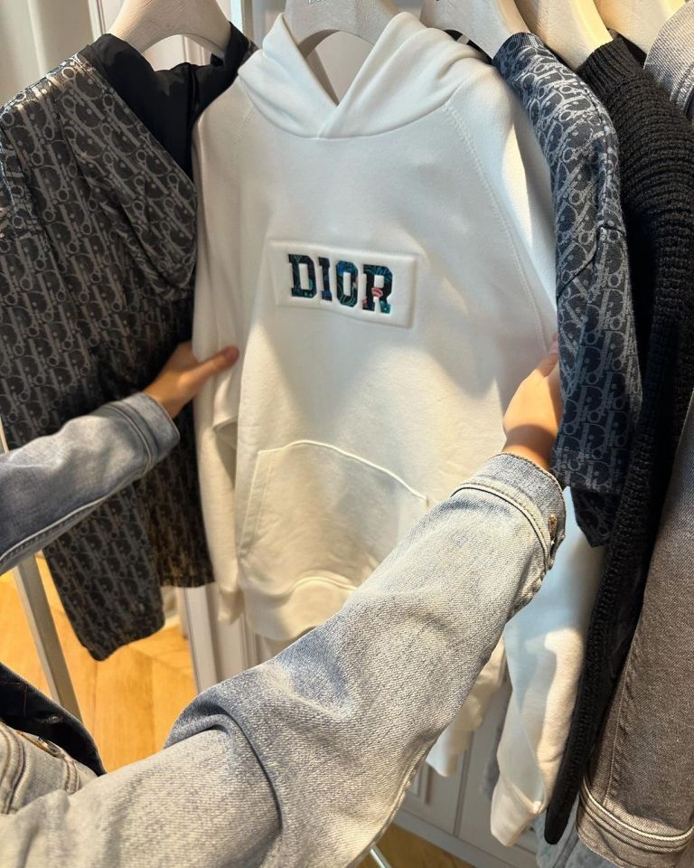 On the epic wish list was a designer jumper from Dior - worth £530