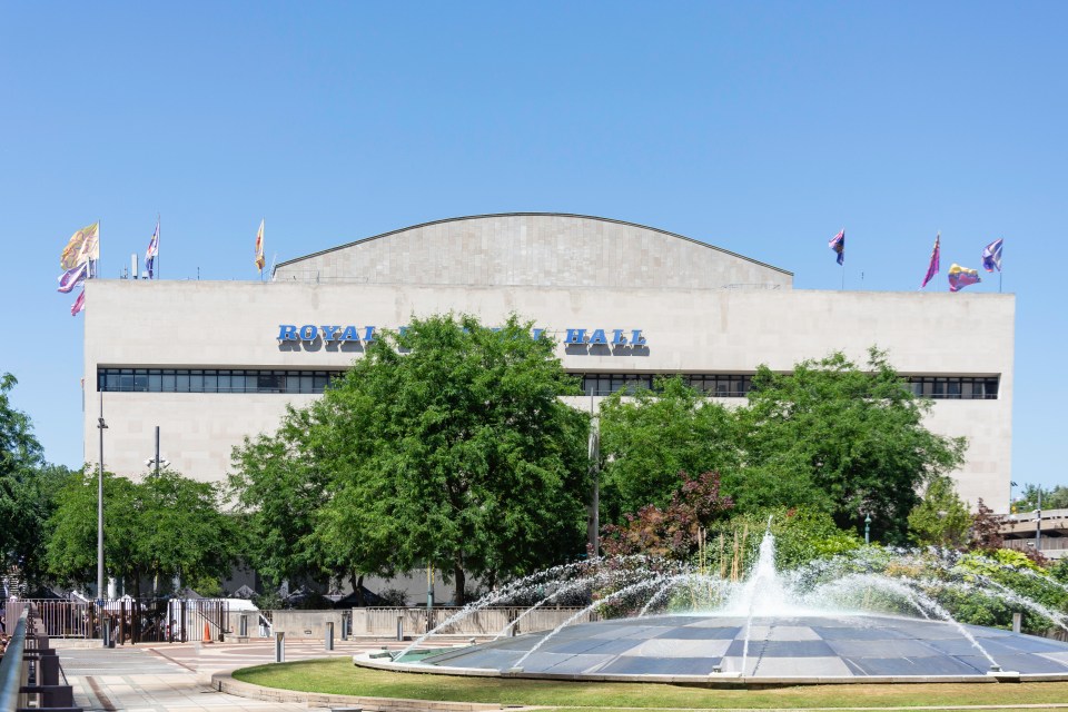 The Baftas moved to the Royal Festival Hall in 2023