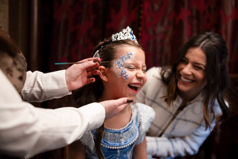 Special treatments have been designed so the kids can get in on the pampering fun