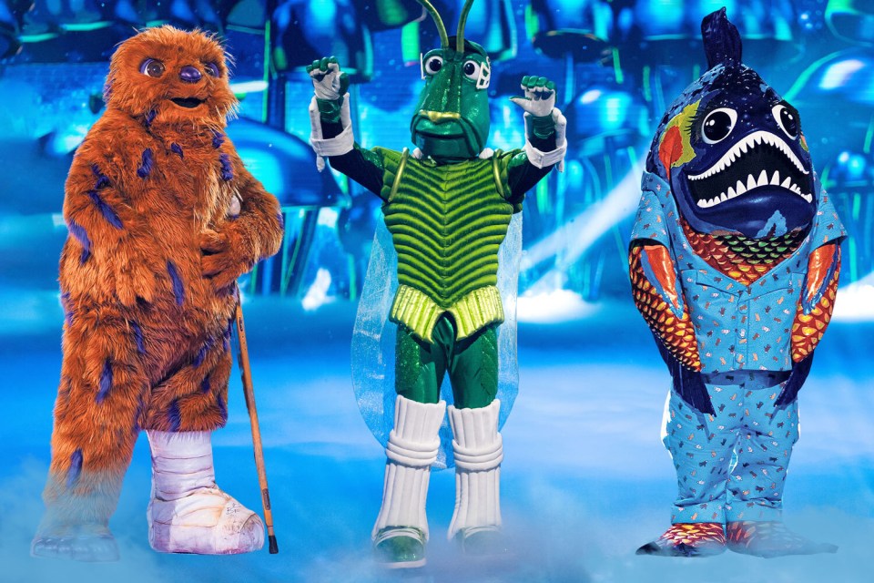 Three characters remained in the live final, Bigfoot, Cricket and Piranha