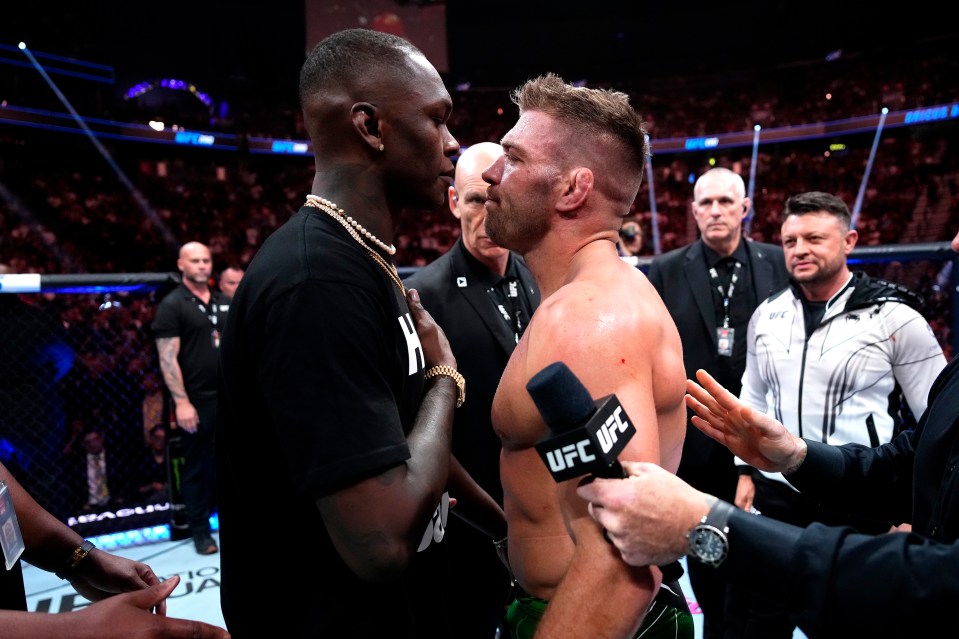 Israel Adesanya vs Dricus Du Plessis was set to headline the card, according to Adesanya's team-mate Dan Hooker