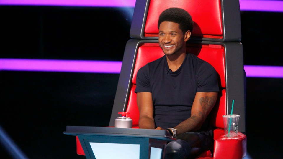 Usher as a judge on The Voice US